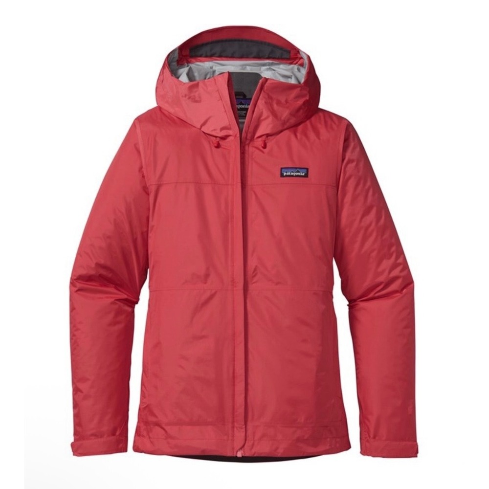 Patagonia Torrentshell 3L Rain Jacket Coral Pink Waterproof Hooded Shell Small
